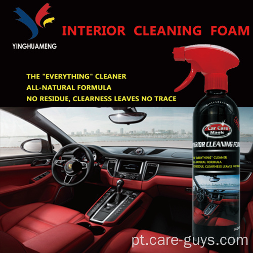 Care Care Carro Magic Car Spray de limpador de espuma interior